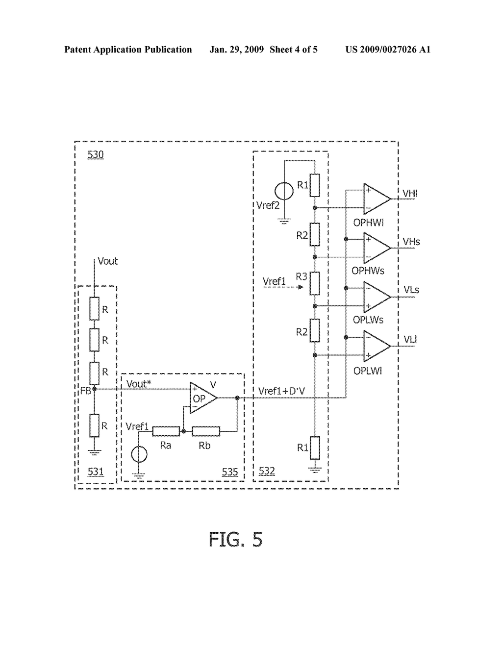 WINDOW COMPARATOR WITH ACCURATE LEVELS FOR USE IN DC-DC CONVERTERS - diagram, schematic, and image 05