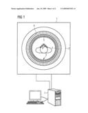 Method for acquiring measured data diagram and image