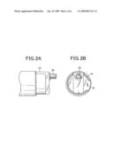 Biaxial type of starter for starting internal combustion engine diagram and image