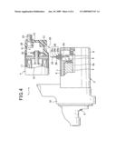 Biaxial type of starter for starting internal combustion engine diagram and image