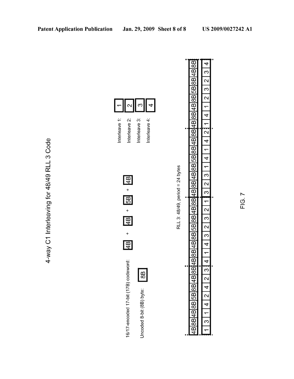 HIGH-RATE RLL ENCODING - diagram, schematic, and image 09