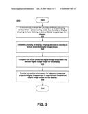 Plurality of self-activating display shaping devices defining a display area diagram and image