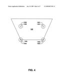 Plurality of self-activating display shaping devices defining a display area diagram and image