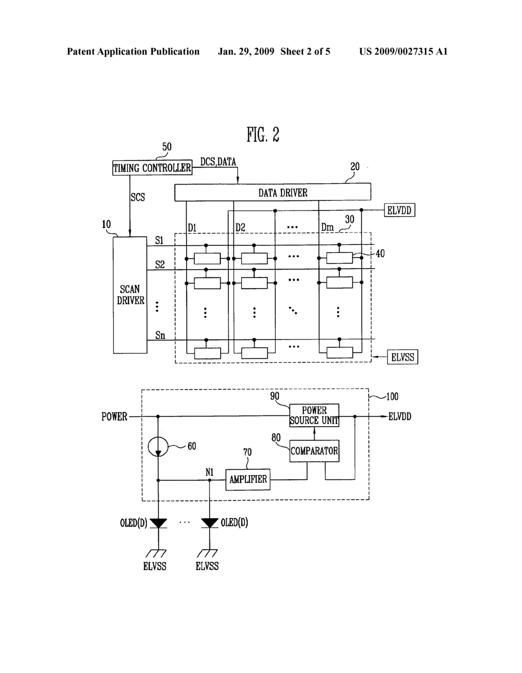 Organic light emitting display and driving method thereof - diagram, schematic, and image 03