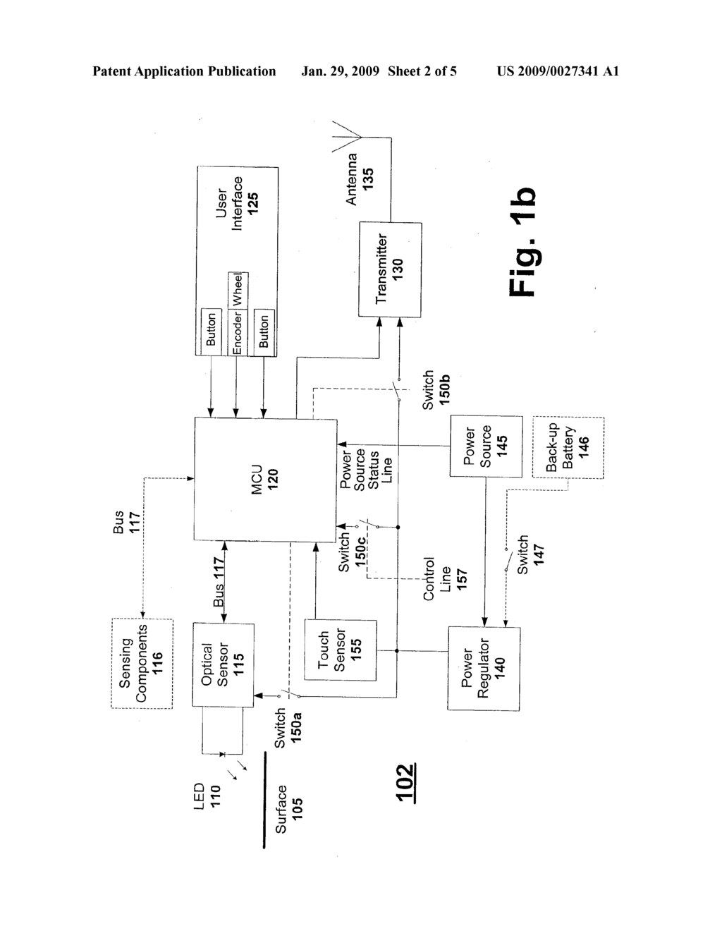 Wireless Optical Input Device - diagram, schematic, and image 03