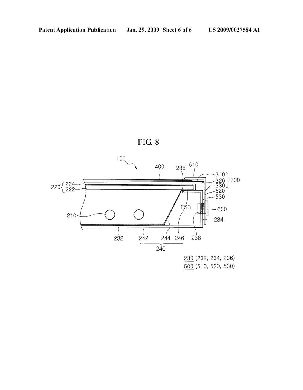 LIQUID CRYSTAL DISPLAY WITH A BACKLIGHT ASSEMBLY HAVING AN IMPROVED STRUCTURE - diagram, schematic, and image 07