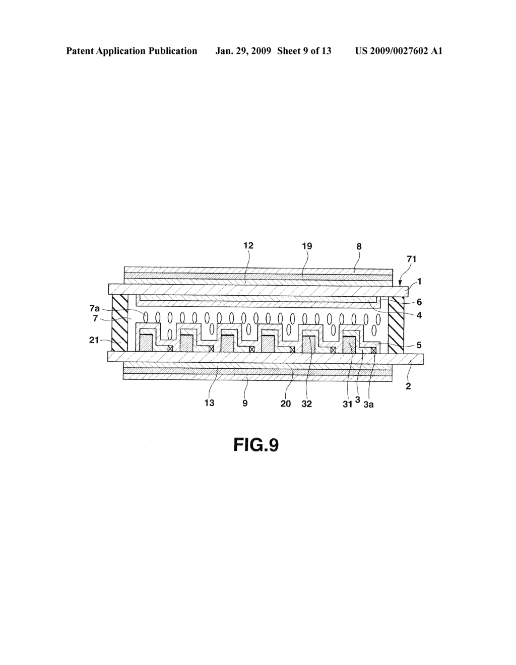 HOMEOTROPIC ALIGNMENT TYPE LIQUID CRYSTAL DISPLAY DEVICE - diagram, schematic, and image 10