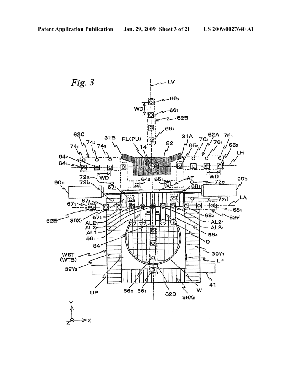 MOVABLE BODY DRIVE METHOD AND MOVABLE BODY DRIVE SYSTEM, PATTERN FORMATION METHOD AND APPARATUS, EXPOSURE METHOD AND APPARATUS, POSITION CONTROL METHOD AND POSITION CONTROL SYSTEM, AND DEVICE MANUFACTURING METHOD - diagram, schematic, and image 04