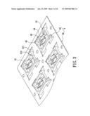 STRUCTURE OF A SUPPORTING ASSEMBLY FOR SURFACE MOUNT DEVICE LED AND MANUFACTURING METHOD THEREOF diagram and image