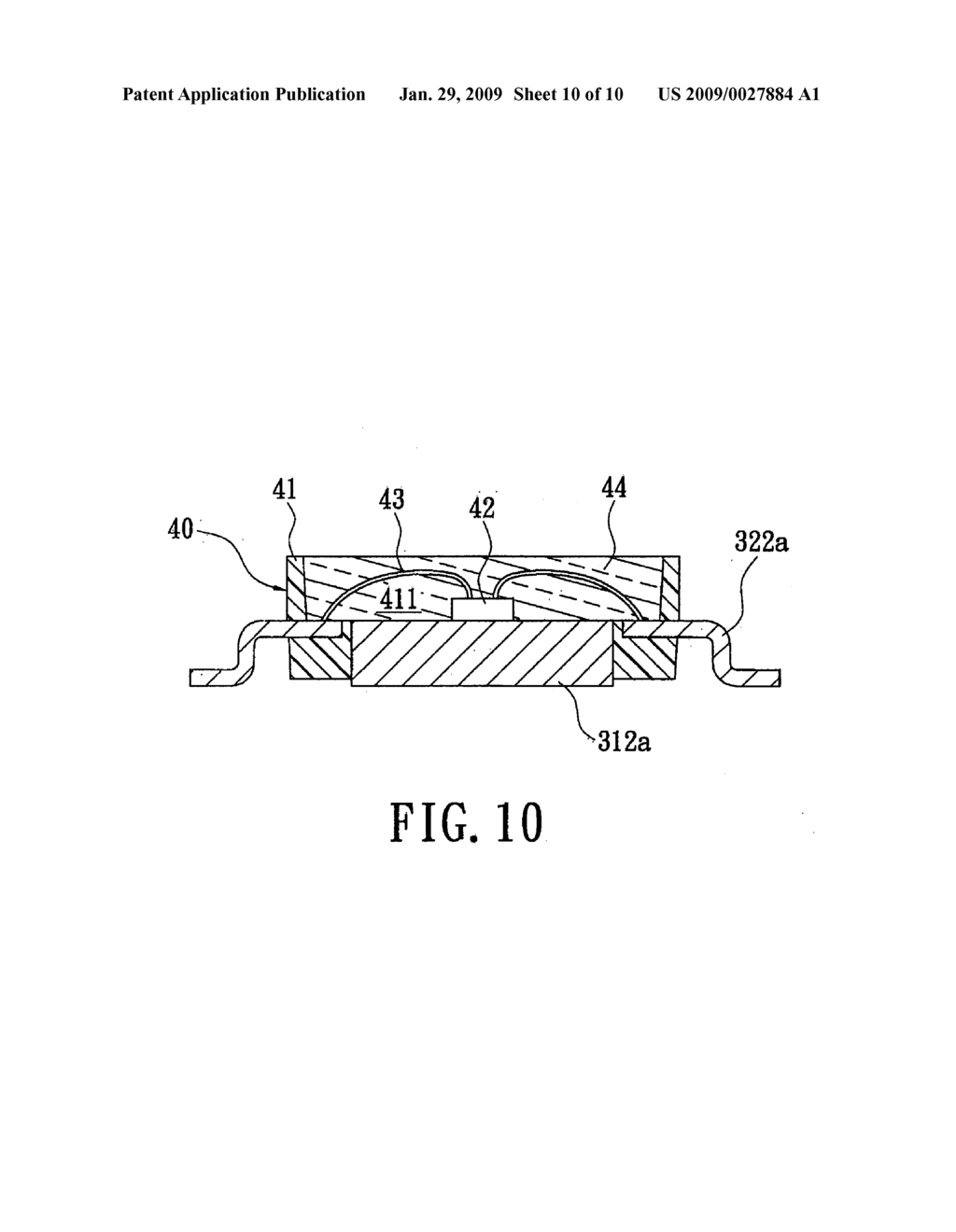 STRUCTURE OF A SUPPORTING ASSEMBLY FOR SURFACE MOUNT DEVICE LED AND MANUFACTURING METHOD THEREOF - diagram, schematic, and image 11