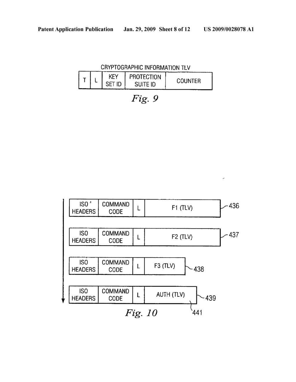 Method and apparatus for providing security in a radio frequency identification system - diagram, schematic, and image 09