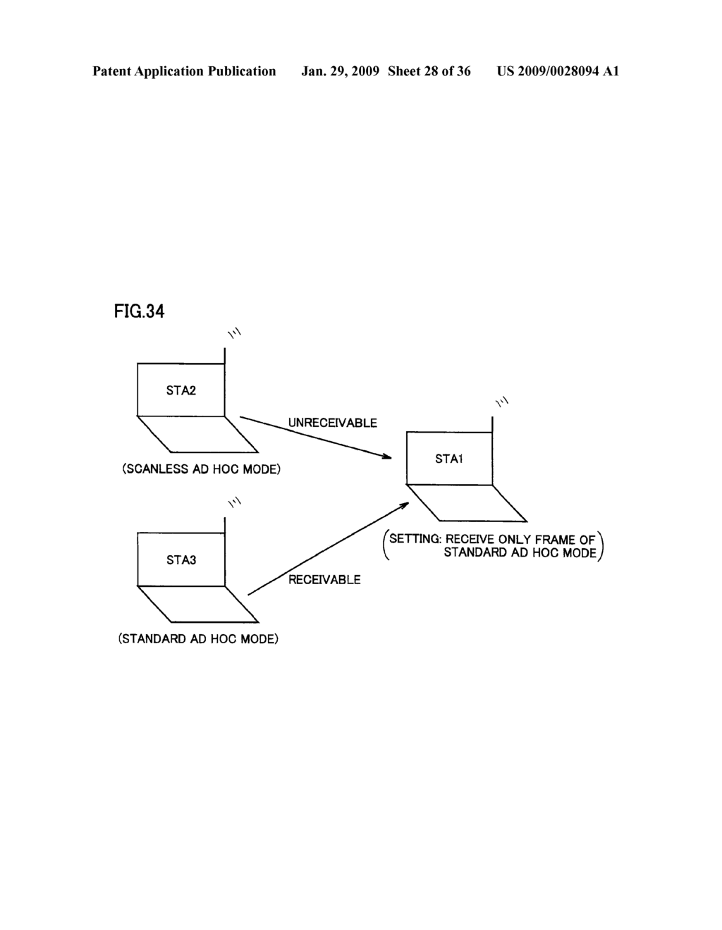 Information Communication Terminal, Radio Communication Apparatus and Radio Communication Network System Capable of Performing Communication Corresponding to Purpose - diagram, schematic, and image 29