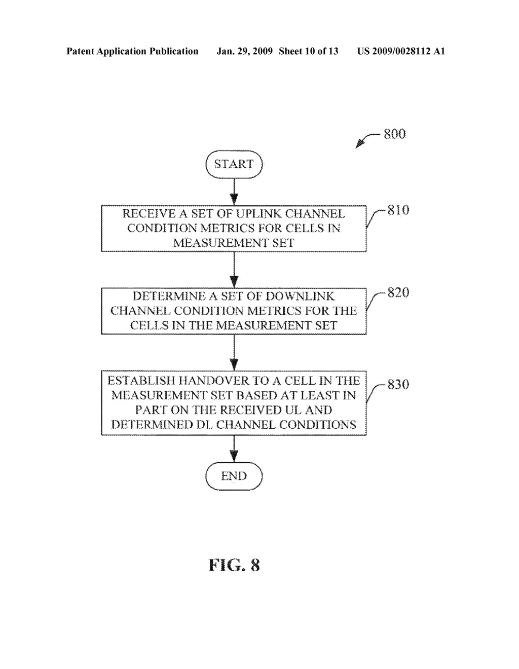 HANDOVER MECHANISM THAT EXPLOITS UPLINK CHANNEL QUALITY OF A TARGET CELL - diagram, schematic, and image 11