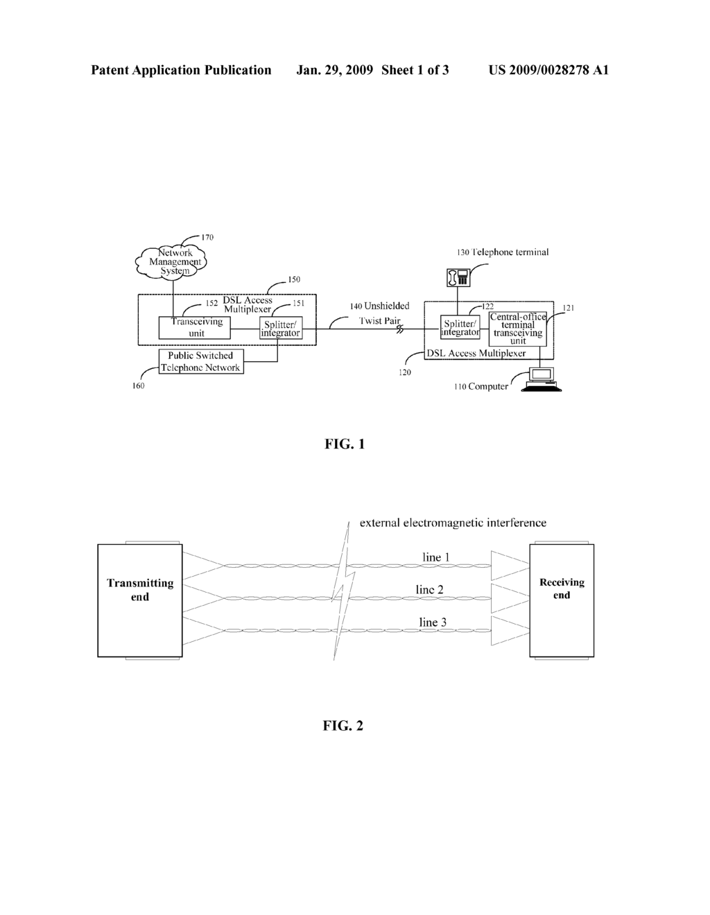 METHOD AND DEVICE FOR REDUCING SURROUNDING COUPLING NOISE - diagram, schematic, and image 02