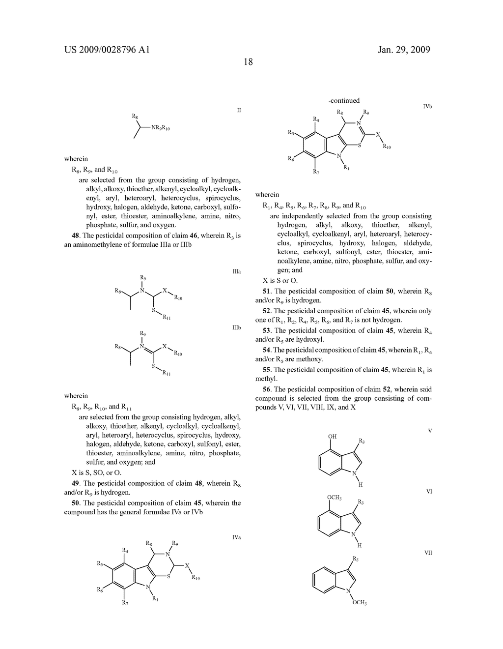 PESTICIDAL COMPOSITION COMPRISING INDOLE DERIVATES - diagram, schematic, and image 29