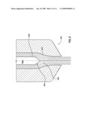 Transition Channel For Use Between A First Conduit And A Second Conduit In A Molding System diagram and image