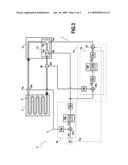 System and a method for regulating the temperature of a fuel cell diagram and image