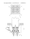 System of close coupled rapid mix burner cells diagram and image