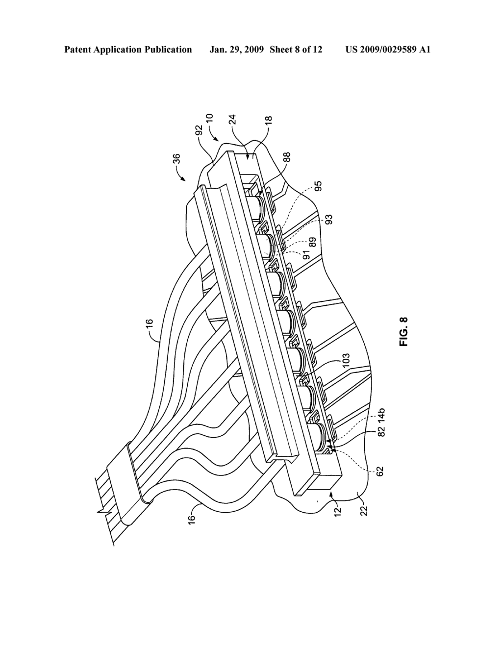 Coaxial cable connector assembly - diagram, schematic, and image 09