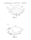 Golf Club Head and Method of Varying Moment of Inertia of Same diagram and image