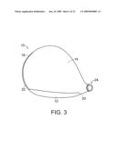 Golf Club Head and Method of Varying Moment of Inertia of Same diagram and image