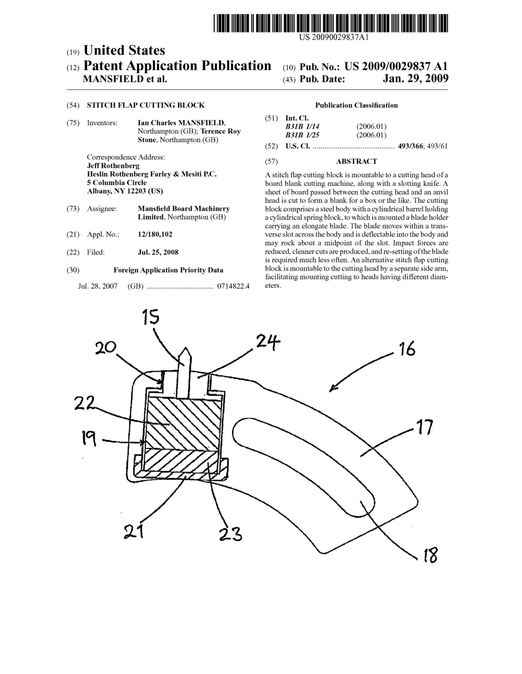 STITCH FLAP CUTTING BLOCK - diagram, schematic, and image 01