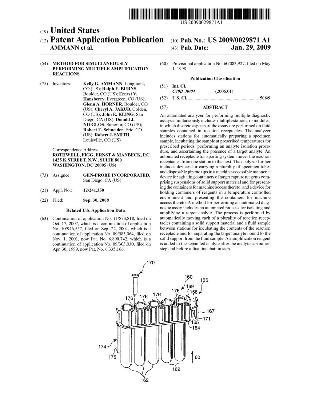 METHOD FOR SIMULTANEOUSLY PERFORMING MULTIPLE AMPLIFICATION REACTIONS - diagram, schematic, and image 01