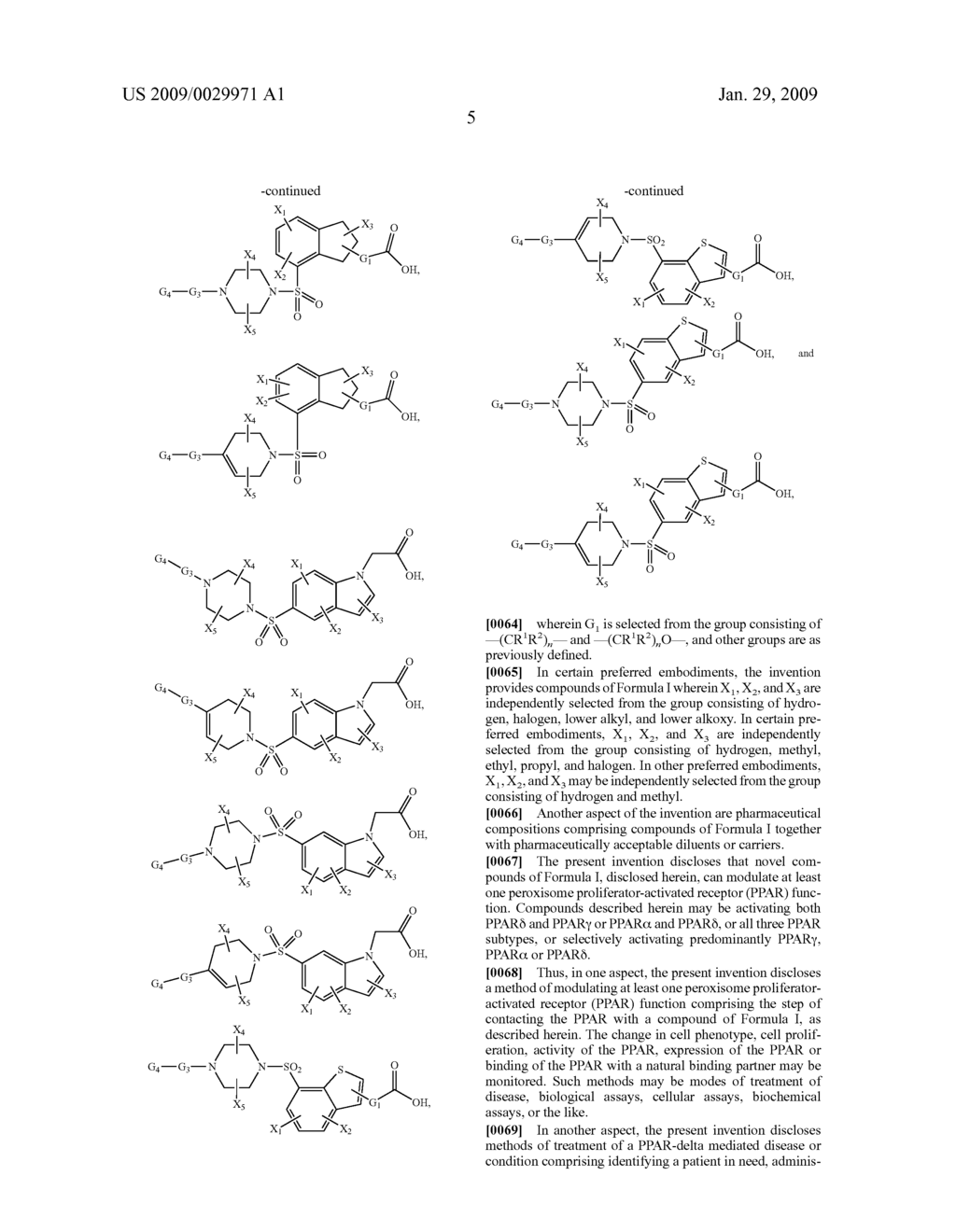 SULFONYL-SUBSTITUTED BICYCLIC COMPOUNDS AS MODULATORS OF PPAR - diagram, schematic, and image 06