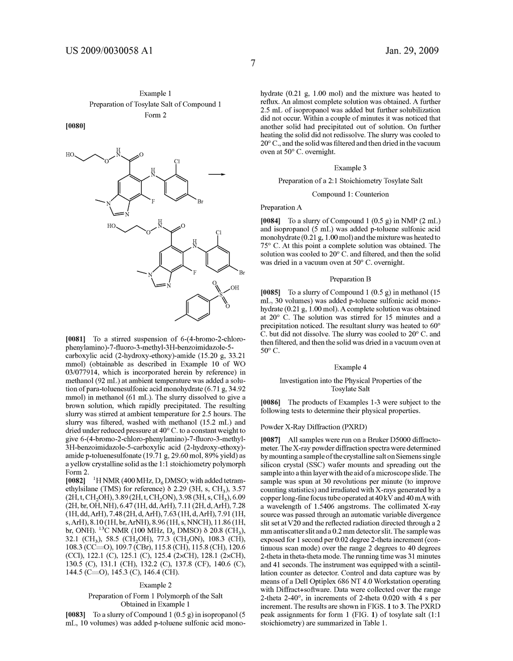 TOSYLATE SALT OF 6- (4-BR0M0-2-CHL0R0PHENYLAMIN0) -7-FLUORO-N- (2-HYDROXYETHOXY) -3-METHYL-3H-BENZIMI DAZOLE- 5 - CARBOXAMIDE , MEK INHIBITOR USEFUL IN THE TREATMENT OF CANCER - diagram, schematic, and image 19