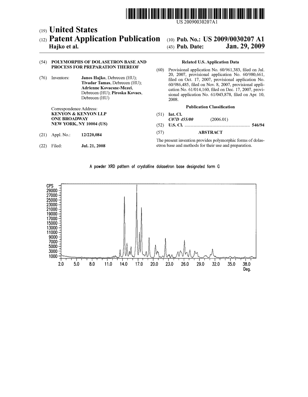 Polymorphs of Dolasetron base and process for preparation thereof - diagram, schematic, and image 01