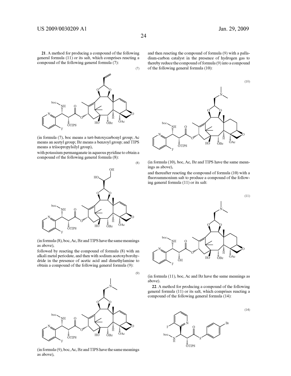 METHOD FOR PRODUCING PENTACYCLIC TAXANS - diagram, schematic, and image 25