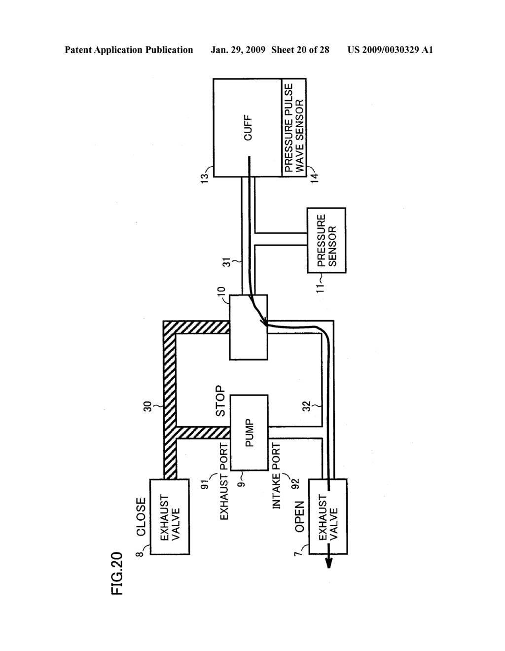 PULSE WAVE MEASURING APPARATUS MANUFACTURED WITH SUPPRESSED COST - diagram, schematic, and image 21