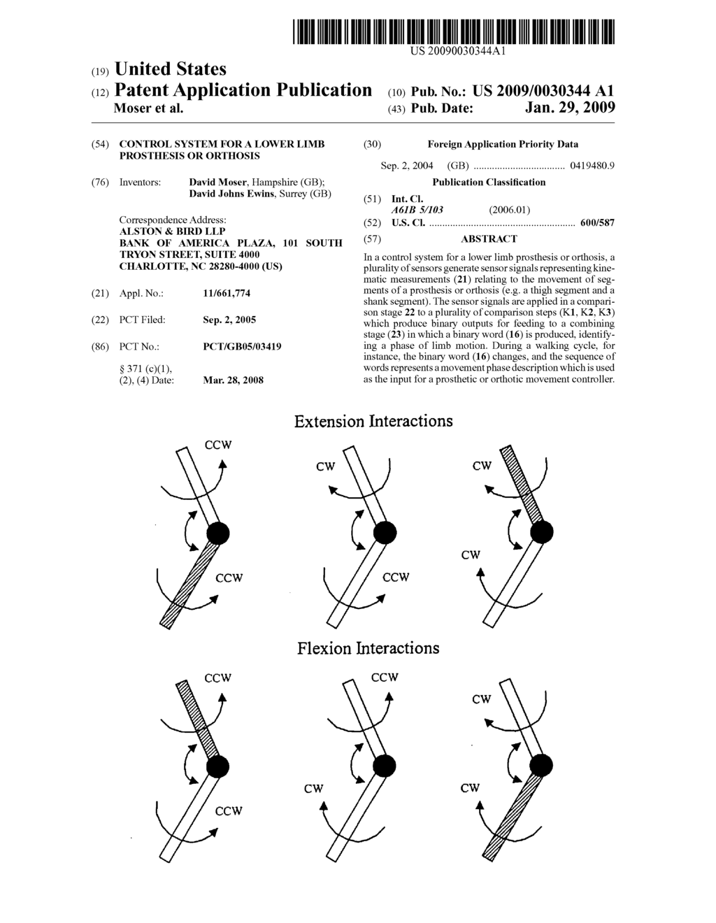  Control System for a Lower Limb Prosthesis or Orthosis - diagram, schematic, and image 01