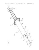 Syringe Assembly Including Reuse Prevention Mechanism diagram and image