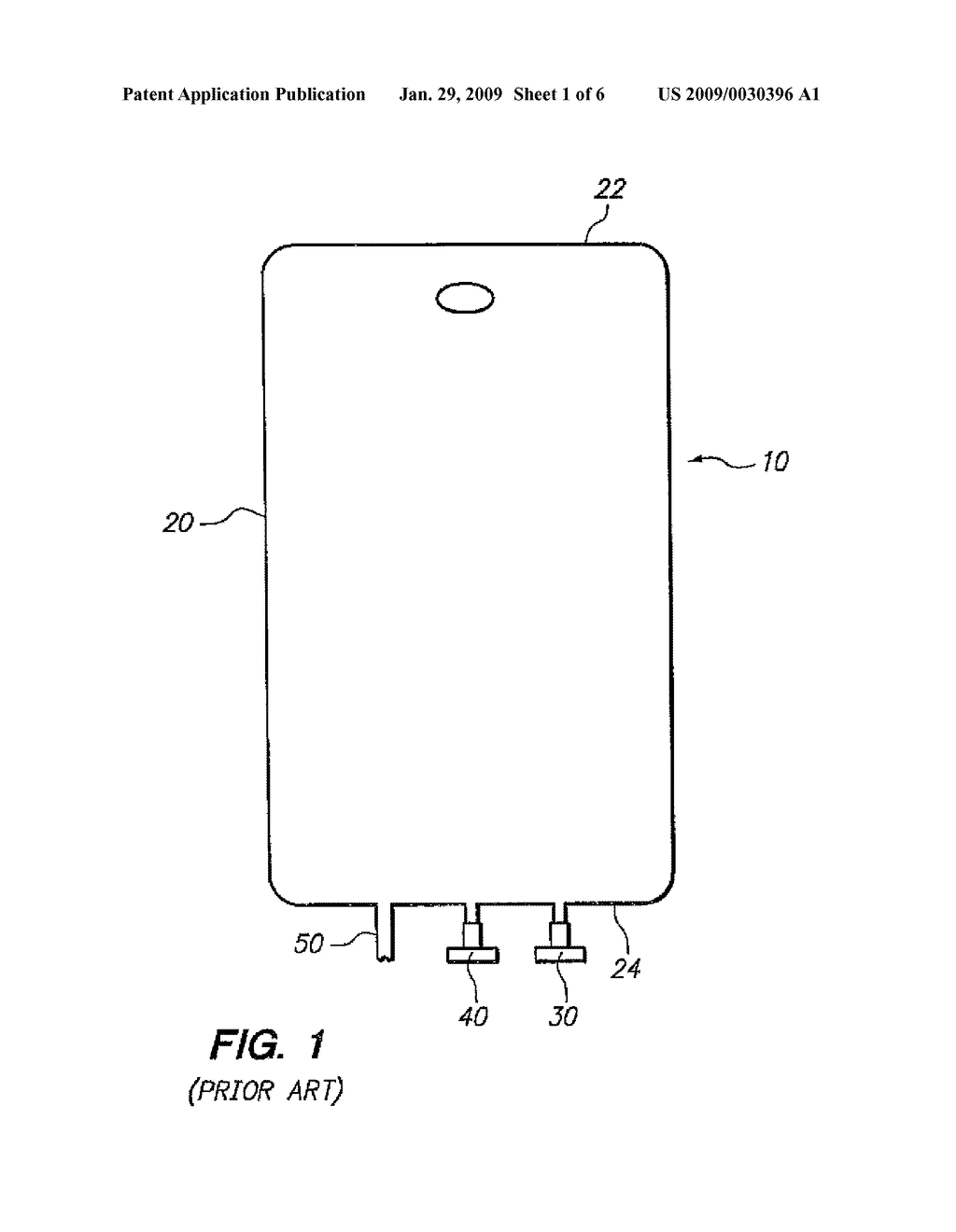 Infusion Bag with Needleless Access Port - diagram, schematic, and image 02