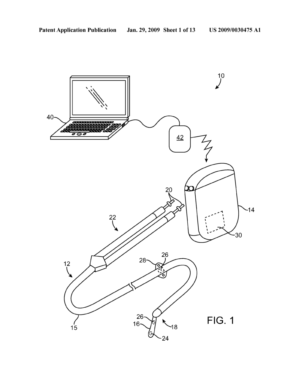 Gastric Stimulation Systems and Methods Utilizing a Transgastric Probe - diagram, schematic, and image 02