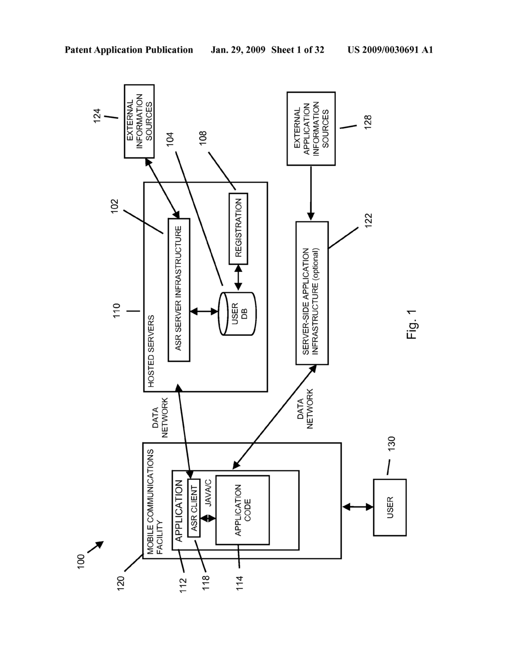 USING AN UNSTRUCTURED LANGUAGE MODEL ASSOCIATED WITH AN APPLICATION OF A MOBILE COMMUNICATION FACILITY - diagram, schematic, and image 02