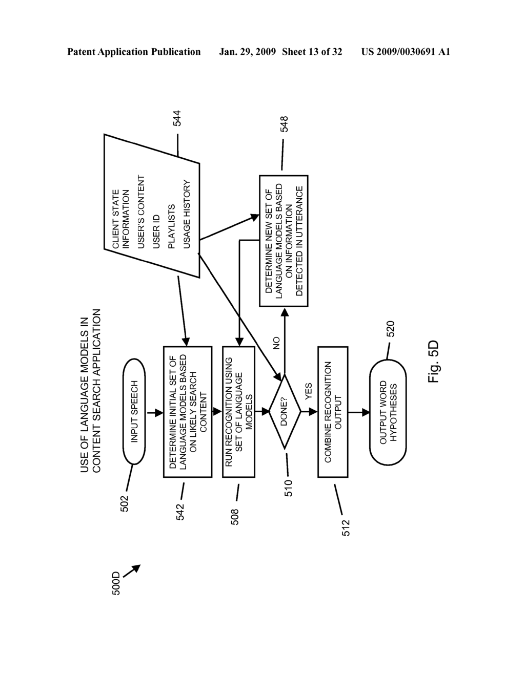 USING AN UNSTRUCTURED LANGUAGE MODEL ASSOCIATED WITH AN APPLICATION OF A MOBILE COMMUNICATION FACILITY - diagram, schematic, and image 14