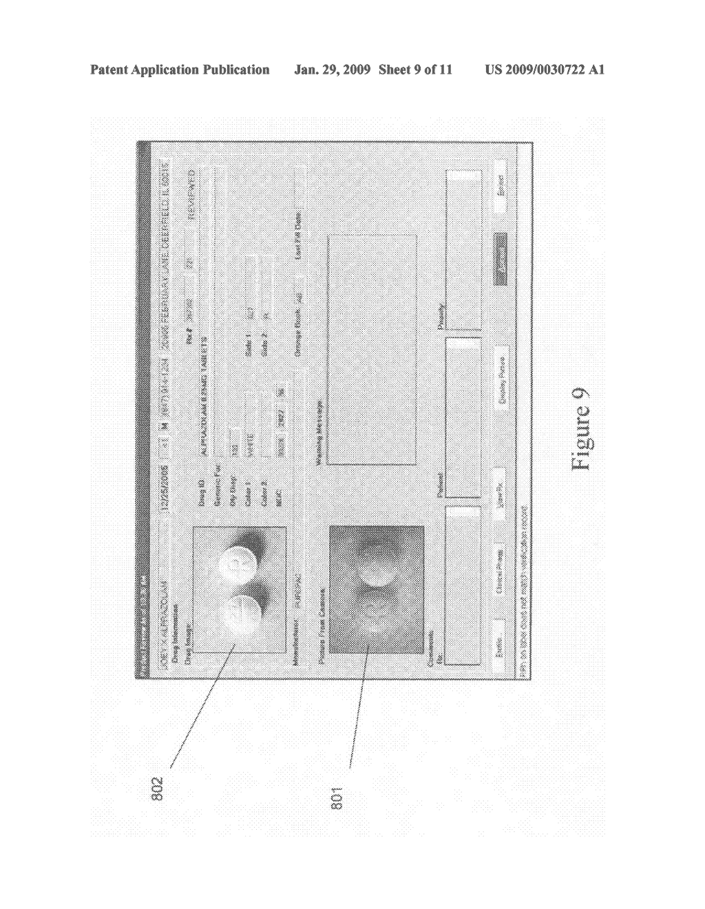 System and method for performing a remote verification of a pharmacy fill utilizing an image to image comparison - diagram, schematic, and image 10