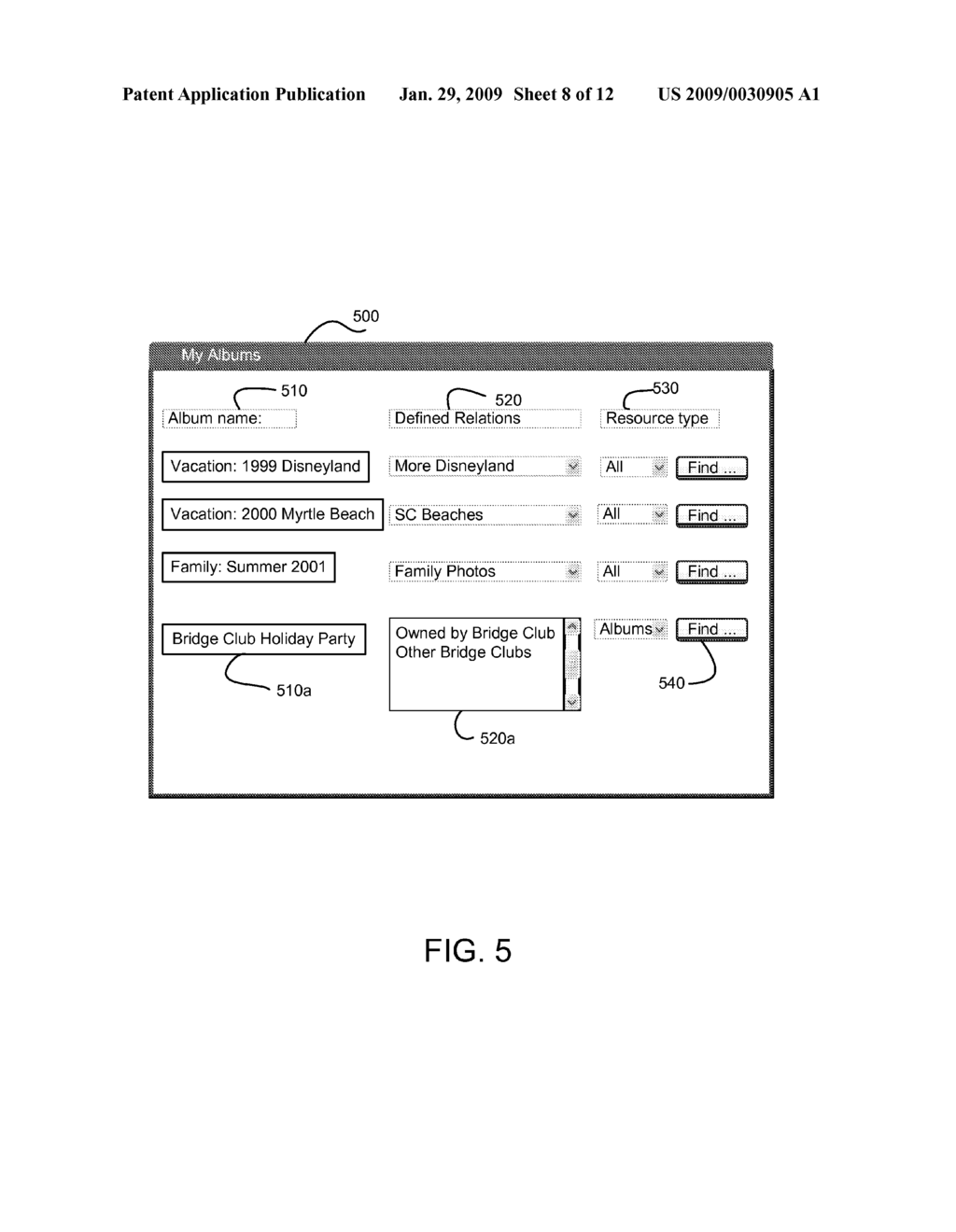 Method And System For Providing Links To Resources Related To A Specified Resource - diagram, schematic, and image 09