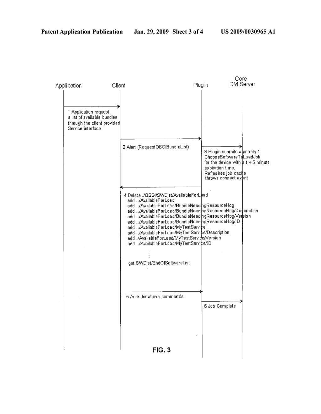 SYSTEM AND PROGRAM PRODUCT FOR USING OPEN MOBILE ALLIANCE (OMA) ALERTS TO SEND CLIENT COMMANDS/REQUESTS TO AN OMA DM SERVER - diagram, schematic, and image 04