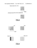 Method and device for interleaving data diagram and image