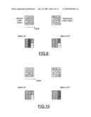 Method and device for interleaving data diagram and image