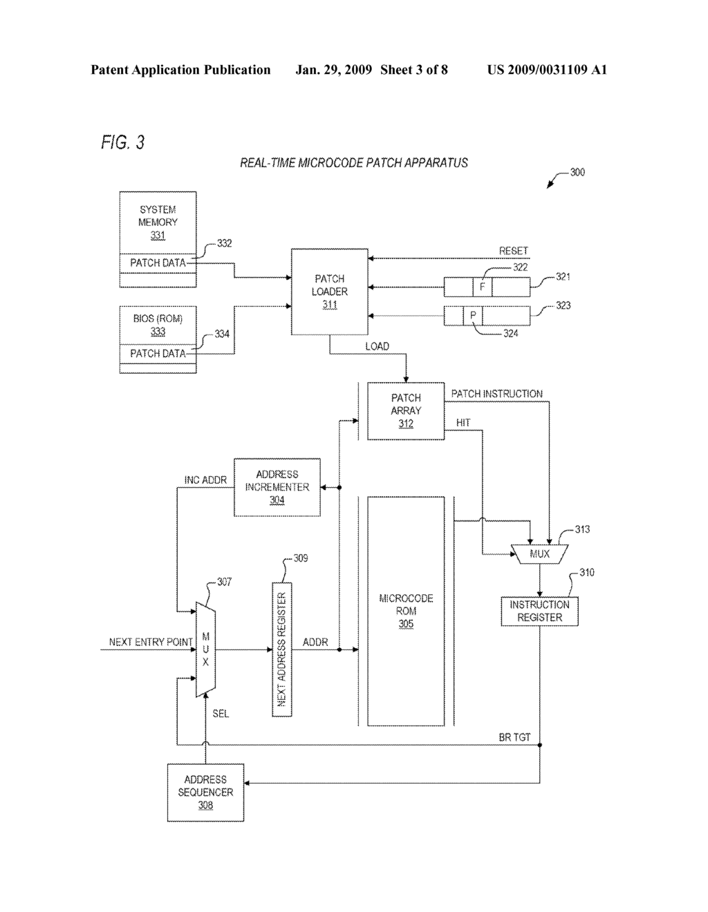 APPARATUS AND METHOD FOR FAST MICROCODE PATCH FROM MEMORY - diagram, schematic, and image 04