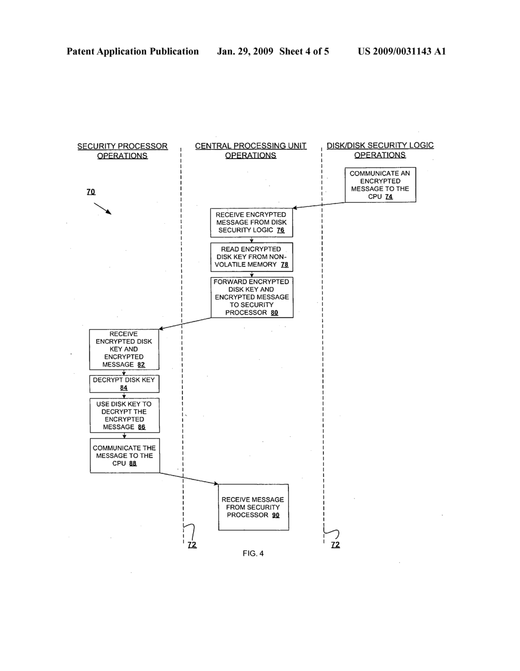 Method and system for securing a disk key - diagram, schematic, and image 05