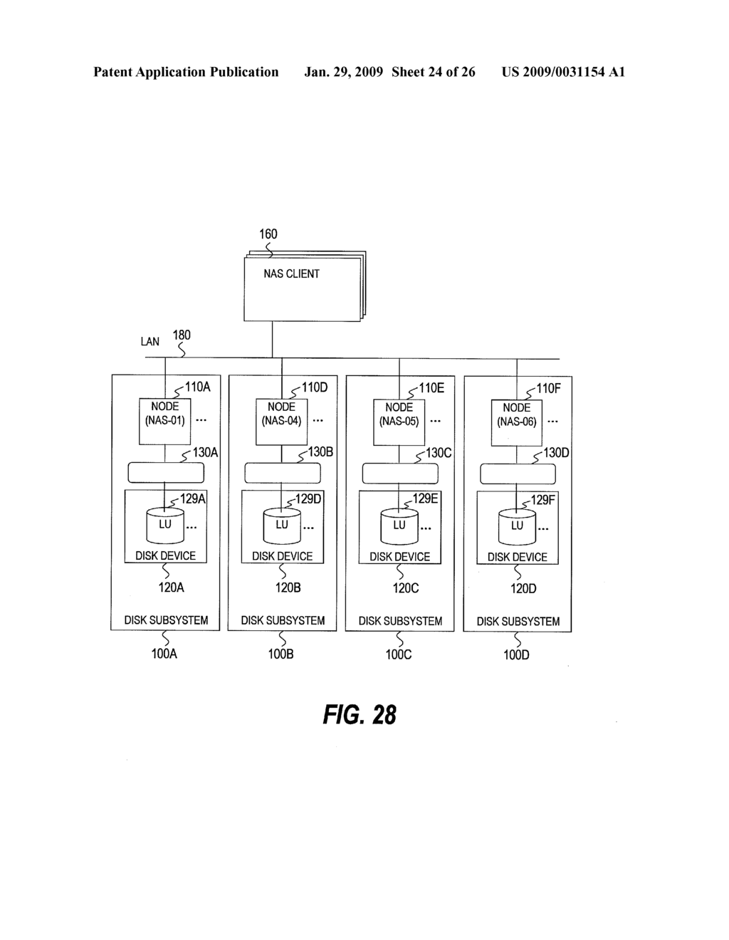 POWER SAVING METHOD IN NAS AND COMPUTER SYSTEM USING THE METHOD - diagram, schematic, and image 25