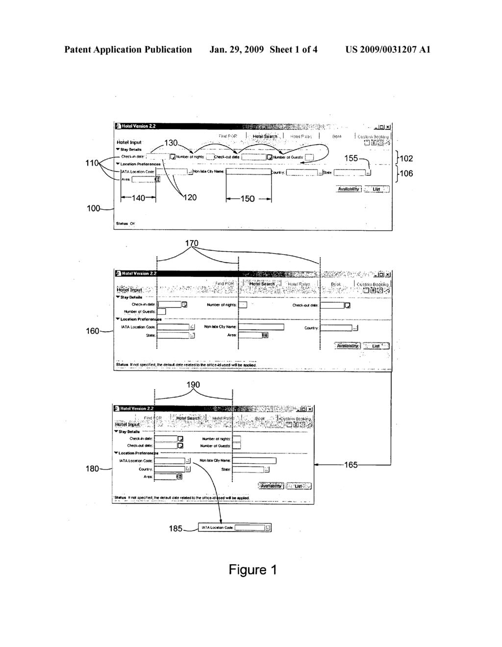 Dynamic Method for the Visual Rendering of Data Display and Input Windows on a Computer Screen - diagram, schematic, and image 02