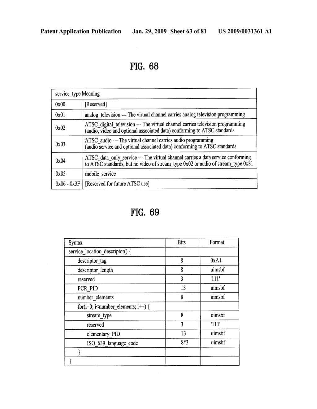 DIGITAL BROADCAST SYSTEM, AND DATA PROCESSING METHOD - diagram, schematic, and image 64