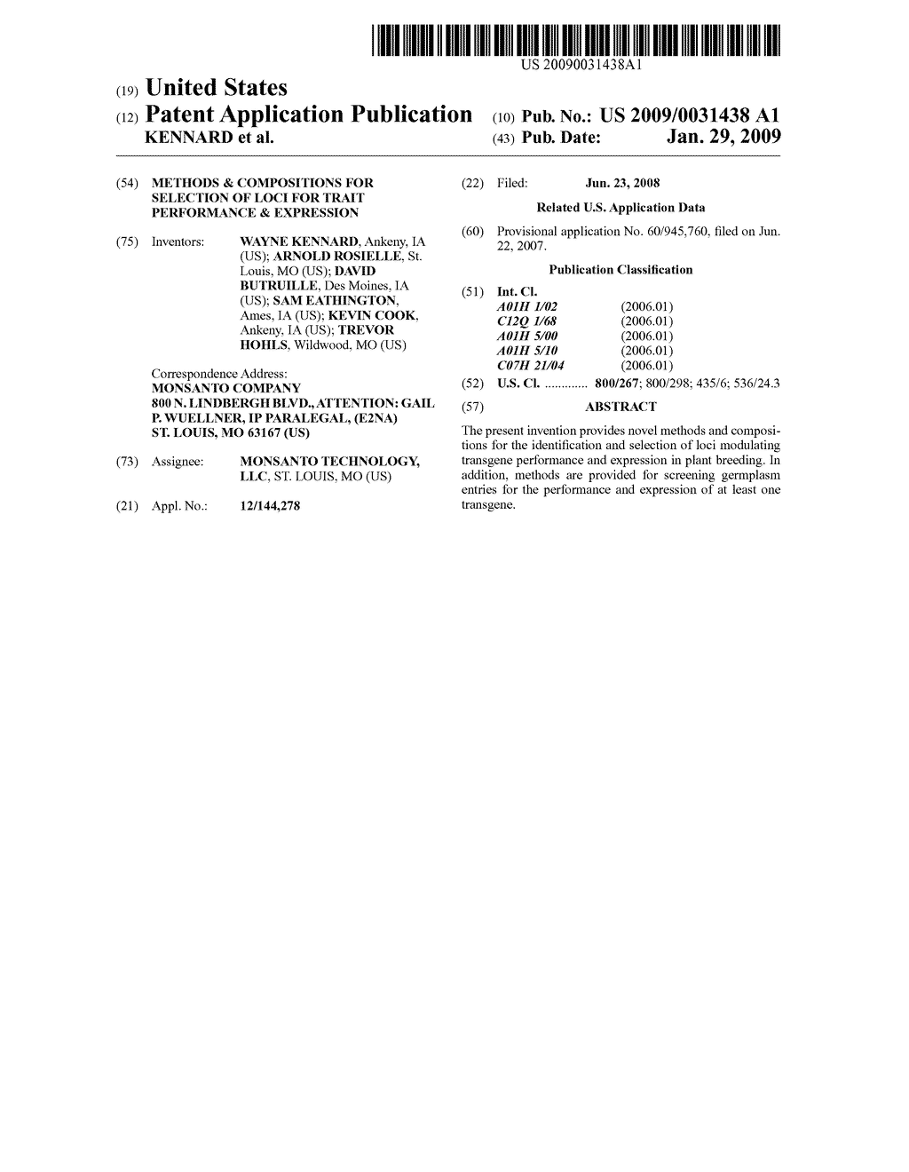 Methods & Compositions for Selection of Loci for Trait Performance & Expression - diagram, schematic, and image 01