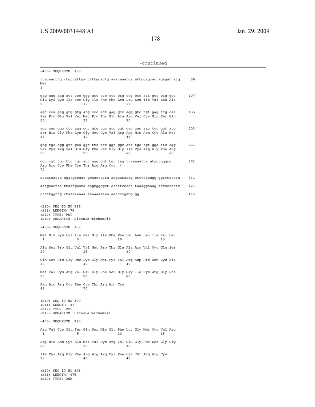 DEFENSIN POLYNUCLEOTIDES AND METHODS OF USE - diagram, schematic, and image 180